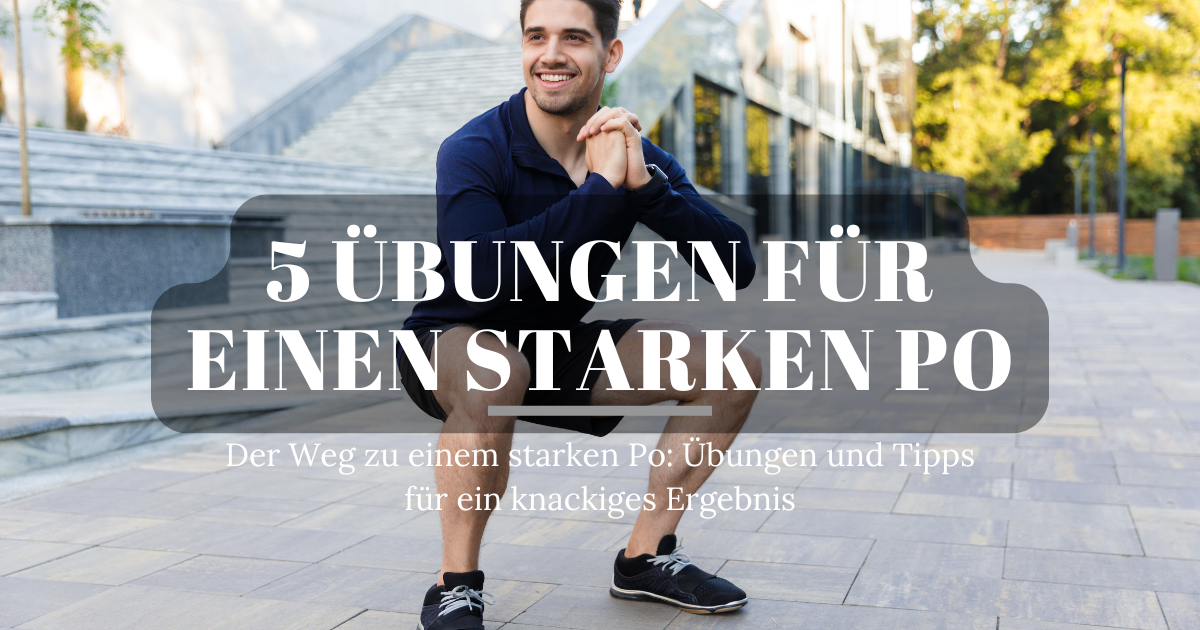 Mann führt eine Kniebeuge aus, um seine Gesäßmuskulatur zu stärken und seine Fitness zu verbessern.