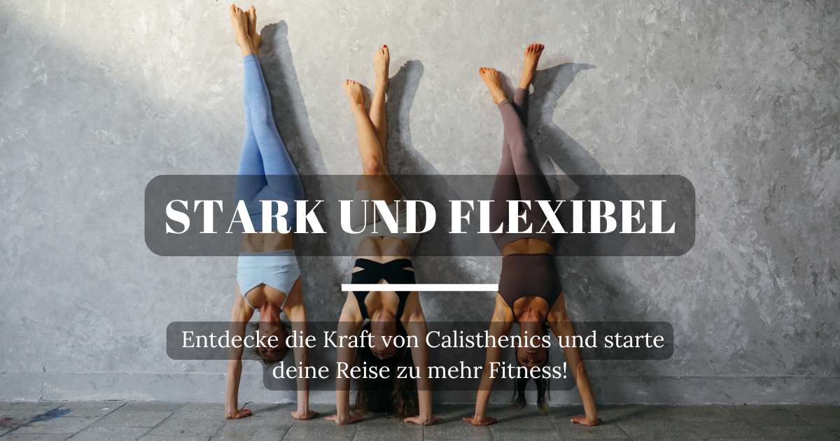 Drei Frauen führen gemeinsam Handstand-Übungen an der Wand aus und trainieren ihre Kraft und Flexibilität mit Calisthenics.