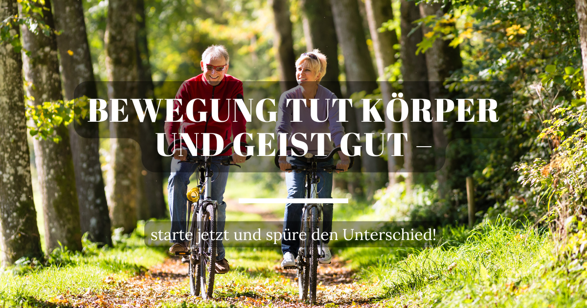 Zwei Menschen fahren gemeinsam Fahrrad im Wald, Sport, Bewegung, Fitness, Natur, Outdoor-Aktivität