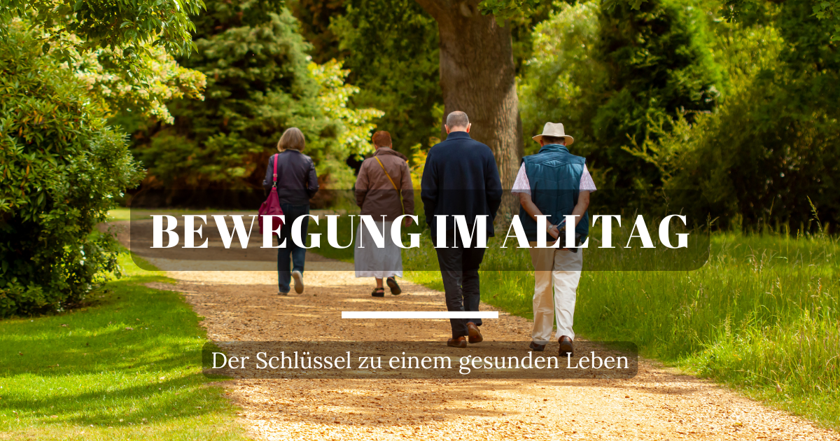 Person geht auf einem Spaziergang, während sie sich durch den Alltag bewegt, und profitiert von täglicher Bewegung.