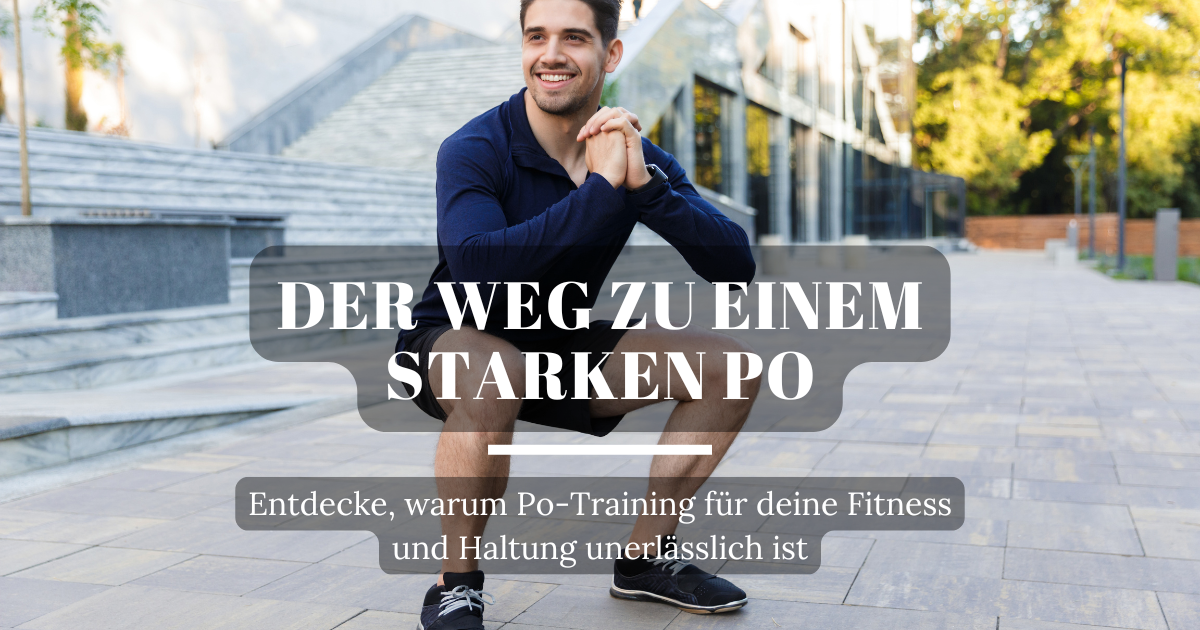Mann führt eine Kniebeuge aus, um seine Gesäßmuskulatur zu stärken und seine Fitness zu verbessern.